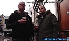 HD-video van een Nederlandse prostituee die oraal plezier geeft op hoge hakken