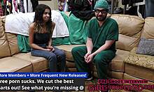 Ариа Николес посещает извращенную клинику доктора Тампаса для гинекологического осмотра и сексуальной встречи