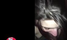 여자친구가 목이 메고 자지를 꽉 물어주는 HD 비디오