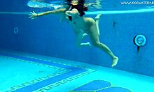 Ruskí a španielski tínedžeri sa mokrí a divoko v bazéne