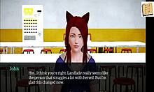 Realistisk hentai-gameplay med en rödhårig flickvän