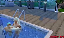 Hinata i jej przyjaciółka Madara cieszą się dniem przy basenie i angażują się w wzajemną masturbację, a Hinata oferuje przyjemność analną swojemu przyjacielowi