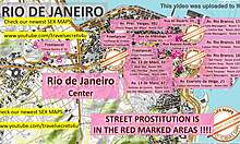 Sexuálna mapa Rio de Janeira s scénami tínedžerov a prostitútok