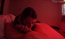 Kız arkadaşının ağzına boşalma ile dolu ev yapımı bir video